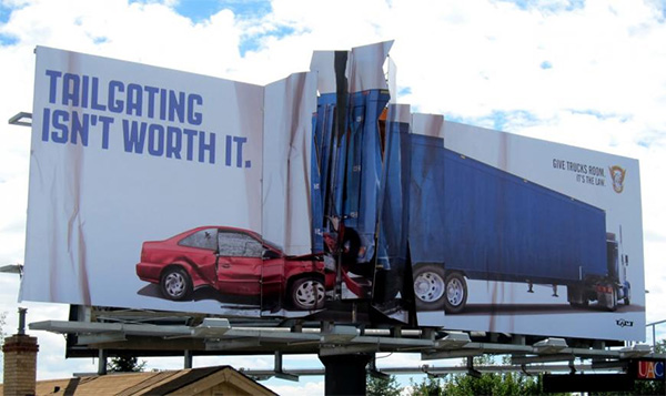 Colorado State Patrol Billboard Collision