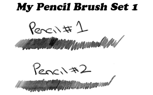 15 Pencil Photoshop Brushes ABR Free Download  Graphic Cloud