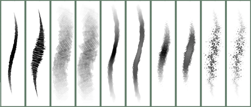 Free Graphite Pencil Photoshop Brushes ABR