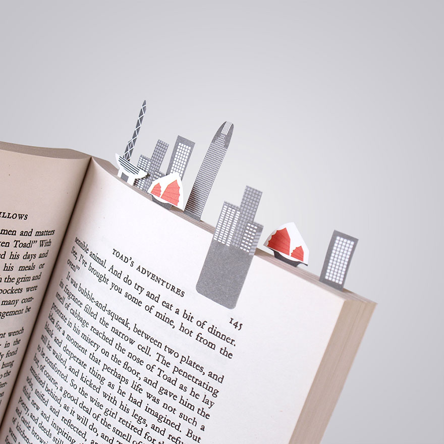 Tiny-paper-bookmarks-let-you-grow-charming-miniature-worlds-in-your-books3__880