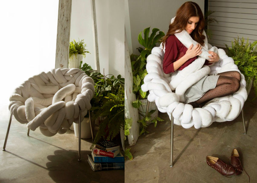 Wearable furnitures that will keep you warm