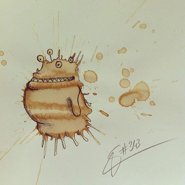 coffee-stain-doodle-monsters-coffeemonsters-stefan-kuhnigk44