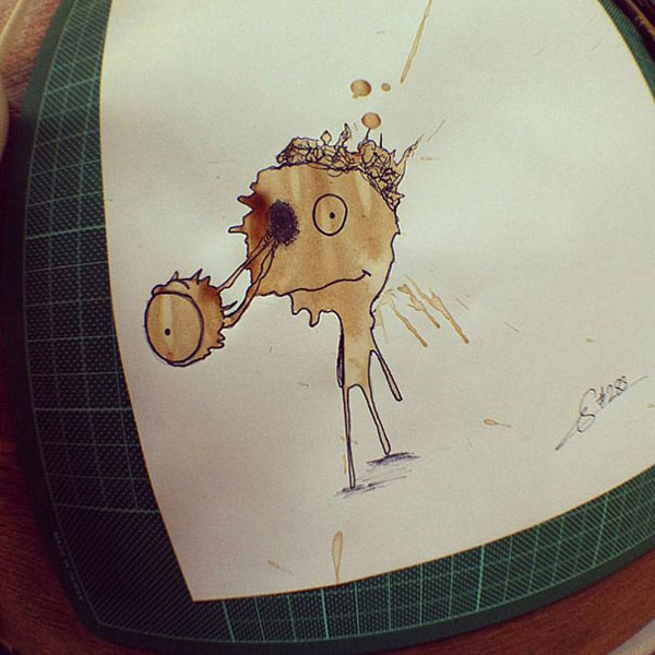 coffee-stain-doodle-monsters-coffeemonsters-stefan-kuhnigk55