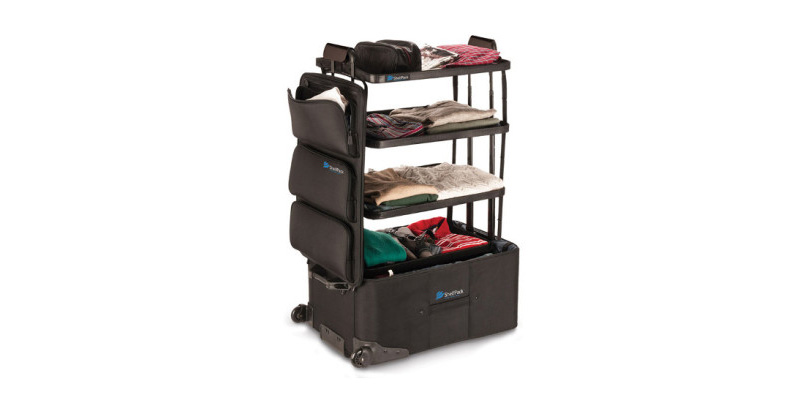 ShelfPack: The suitcase that turns into a mobile shelf