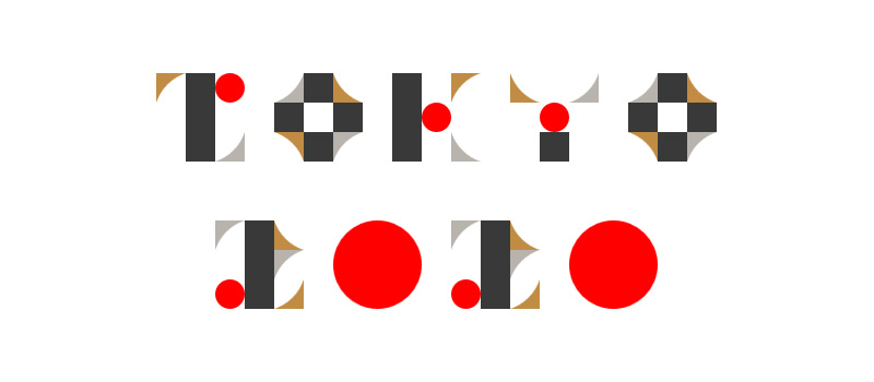 A font generator inspired by the Tokyo 2020 logo