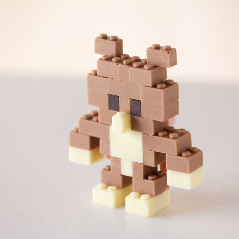Chocolate Legos by Akihiro Mizuuchi