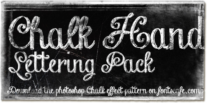 A collection of chalk fonts for your design projects