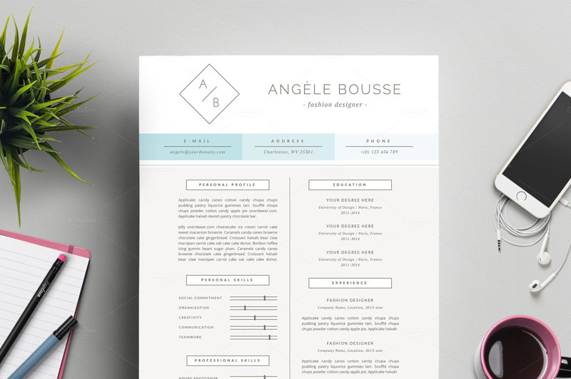 minimalist-resume-template