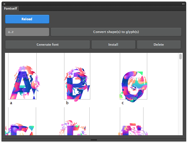 Creating Fonts with Fontself, Illustrator, and Photoshop – UTSA