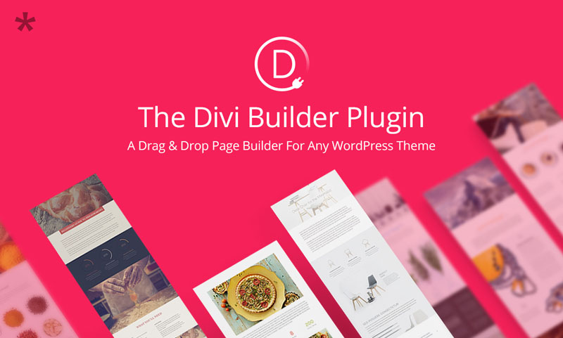 Divi Builder: a drag-and-drop page builder plugin for WordPress