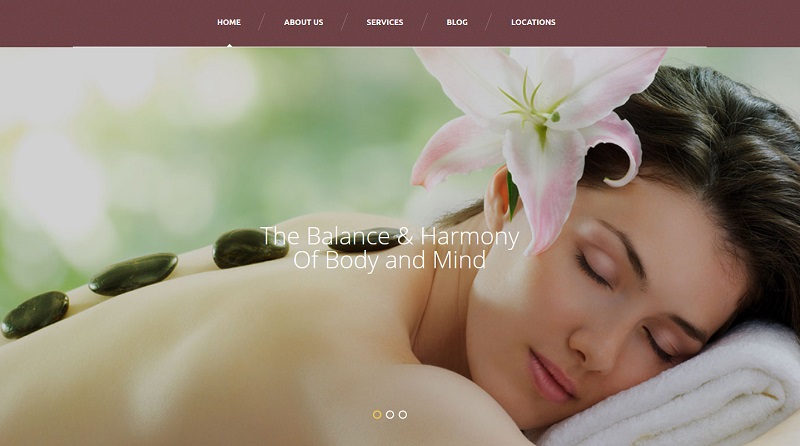 Responsive Design for Spa Salon Website