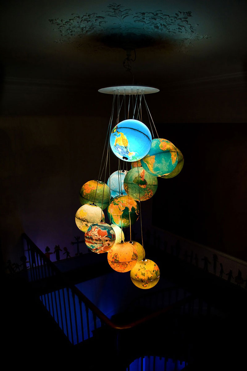 Cool lamps and chandeliers made of every day objects