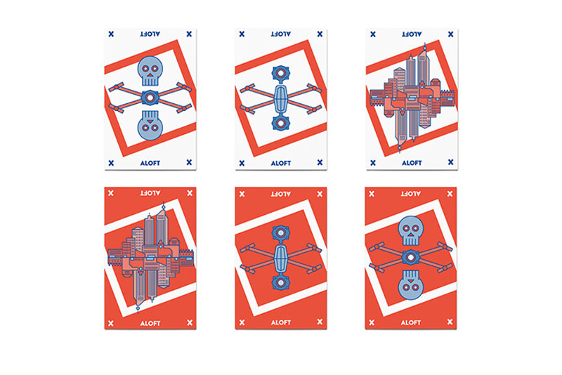A creative illustrated identity for a drone filming company