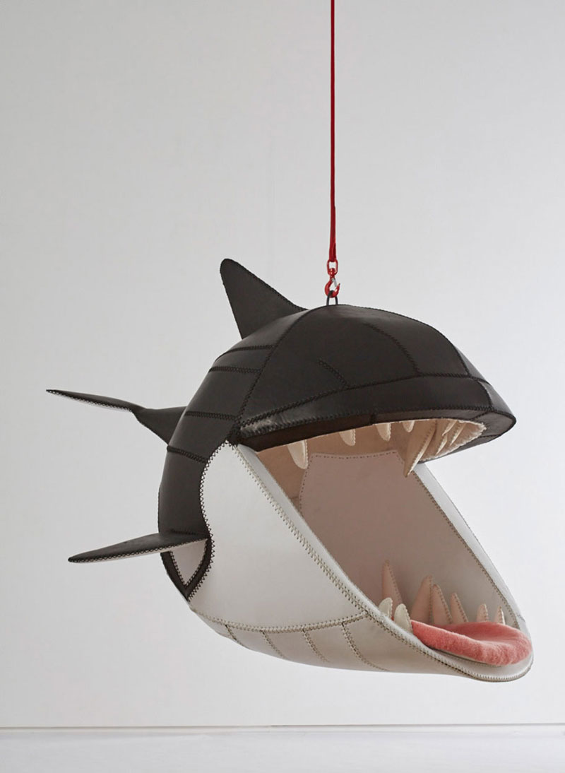 Sit in a monster’s mouth with these predator chairs