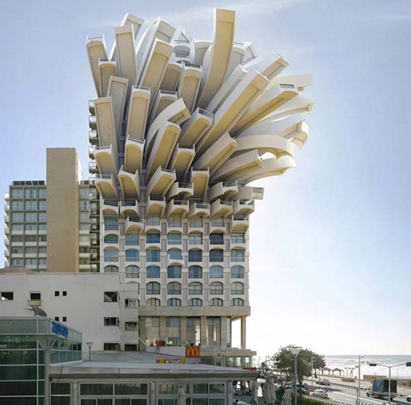 Victor Enrich creates surprising manipulated cityscapes