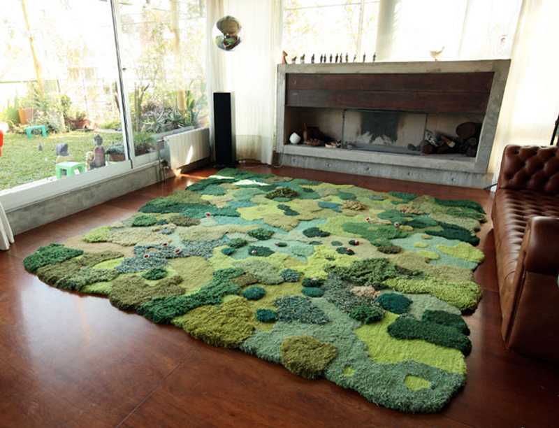 Mossy rugs that bring nature into your house