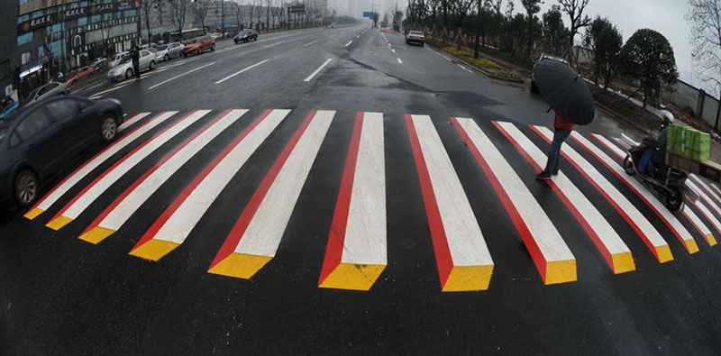 India will use 3D paintings to slow down drivers