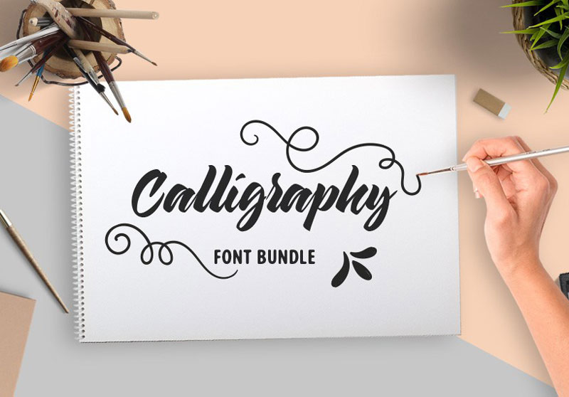 calligraphy-fonts-bundle