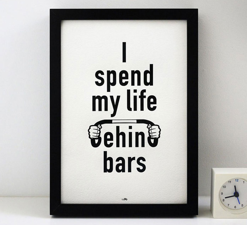 1-I-Spend-My-Life-Behind-Bars-–-simple-black-and-white-letterpress-print-from-100copies