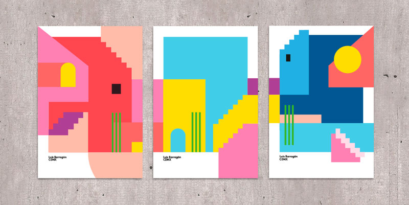 Colorful posters created by Ingrid Picanyol