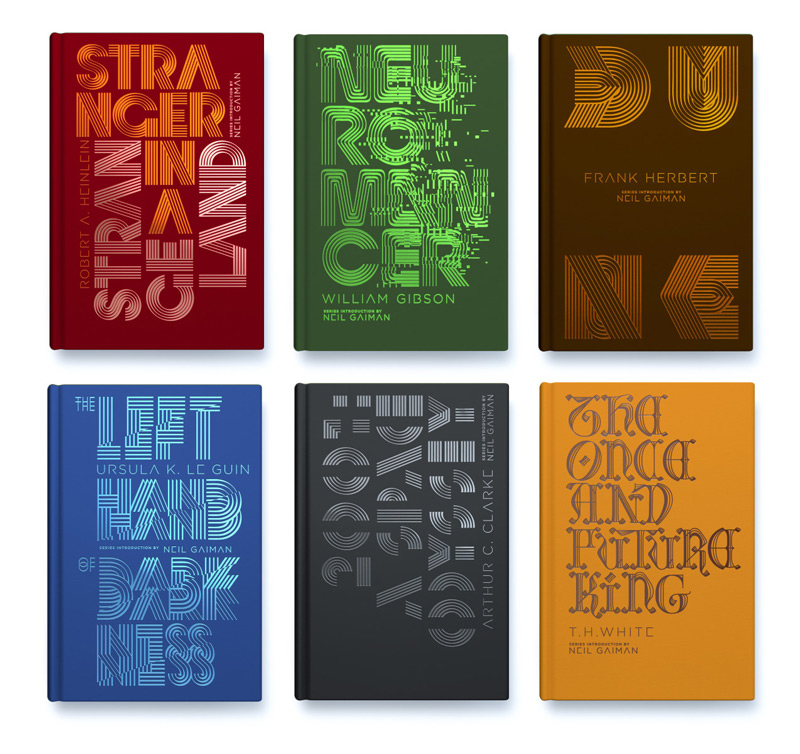 Penguin Galaxy covers by Alex Trochut