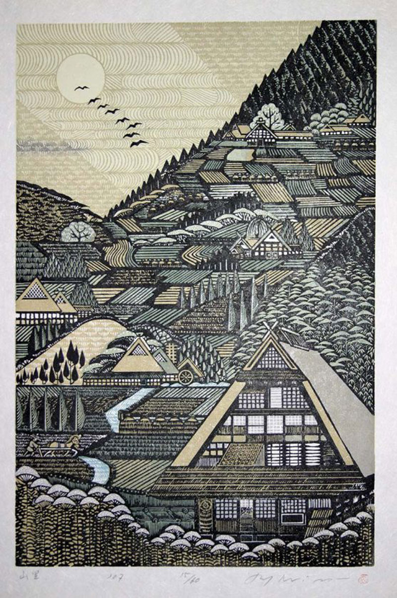 The wood engravings of Ray Morimura