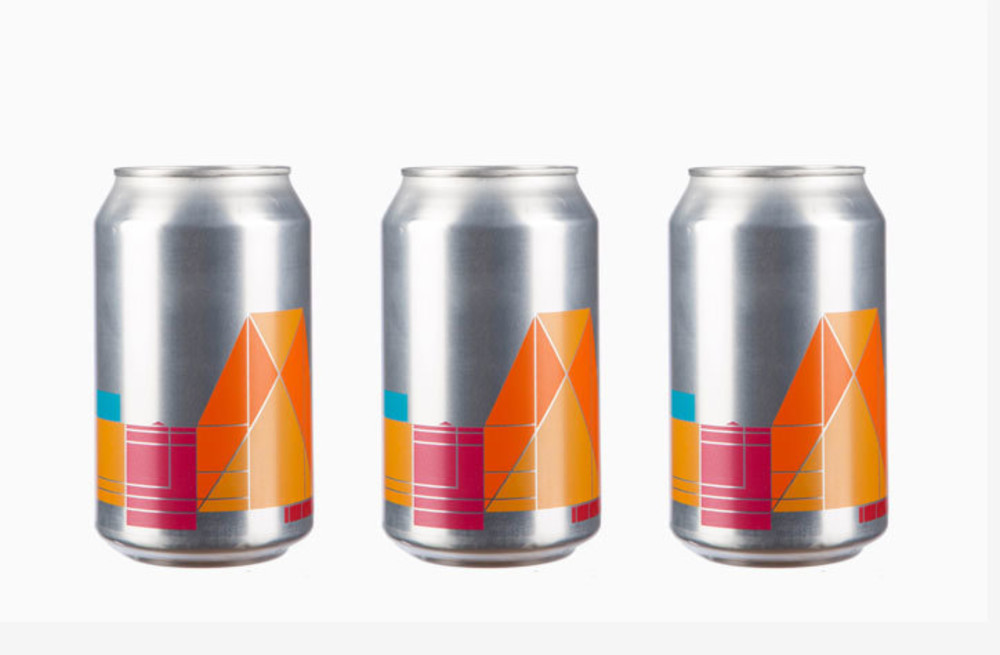 Beer cans designed by Peter Saville and Tate Design Studio