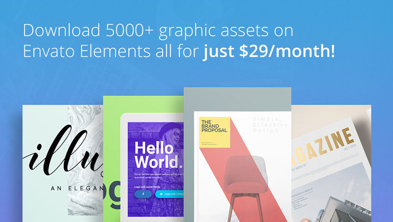 Envato elements: a new marketplace for designers