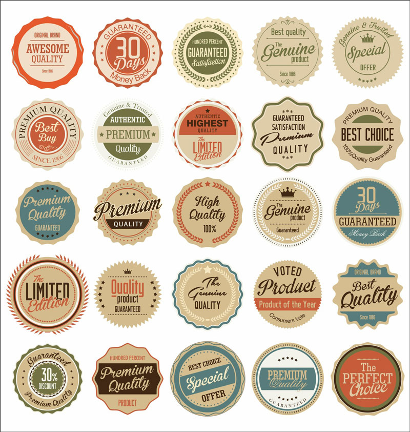 retro-badges