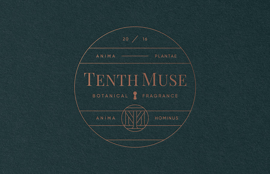 Tenth Muse identity by Studio MPLS