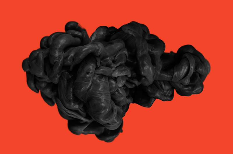 Dark Matter: gorgeous photos of black ink in water