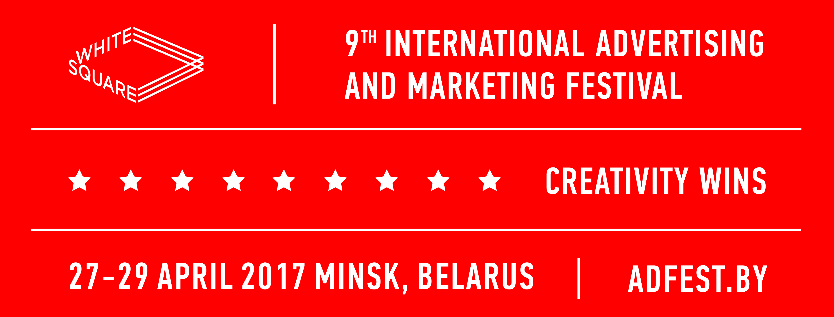 Call for Entries is Open. 9th International Advertising Festival «White Square»