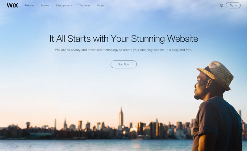 Should you use a free website builder like Wix to establish a presence online?