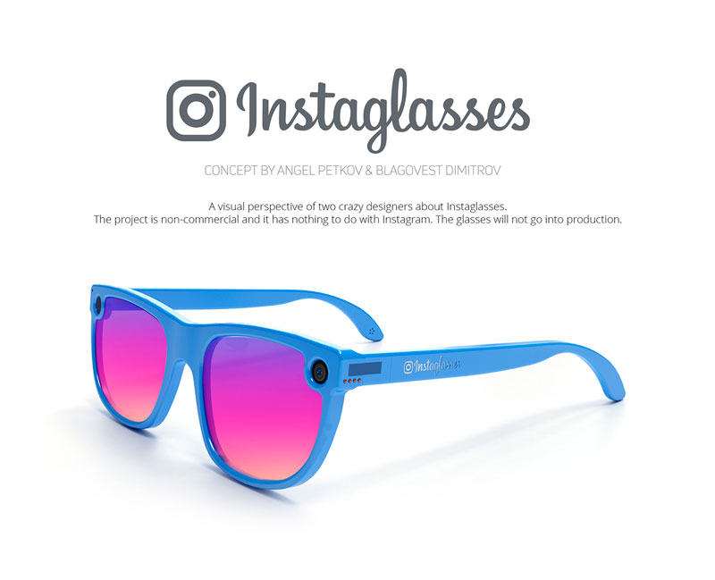 Instaglasses: a concept project for Instagram glasses