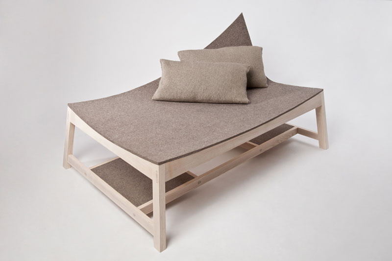 Experimental seating furniture by Tamas Bozsik
