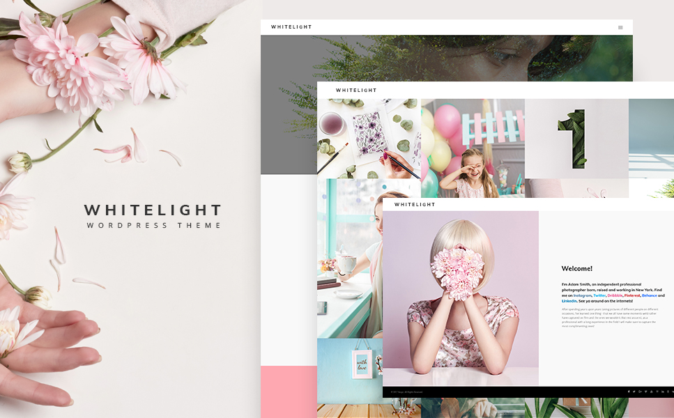 Professional Photographer Portfolio WordPress Theme