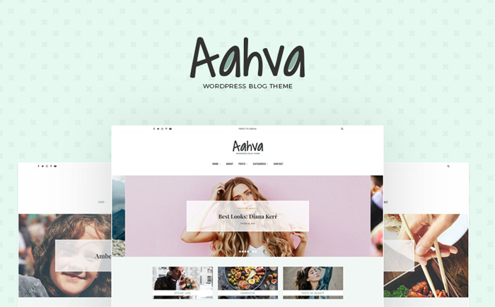 Aahva - Blogging WordPress Theme