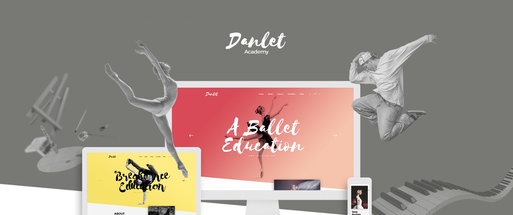 Danlet Academy WordPress Theme - Art Education