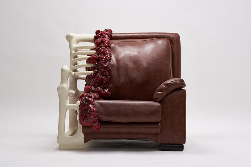 An anatomic armchair by Jade T. Cho