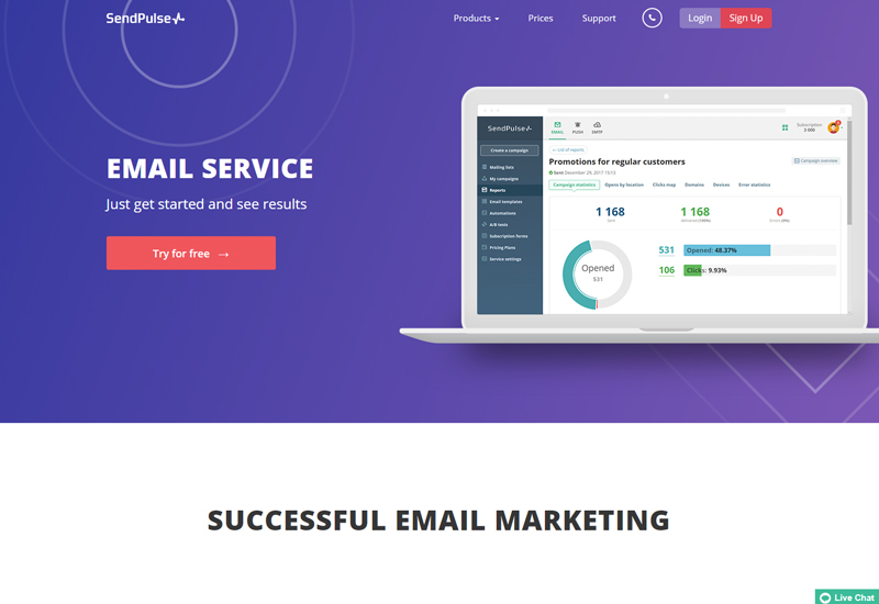 Send bulk email the right way with SendPulse