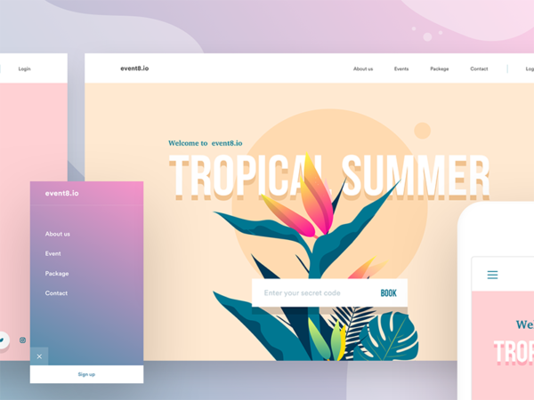 Designing with retro colors: showcase and tips