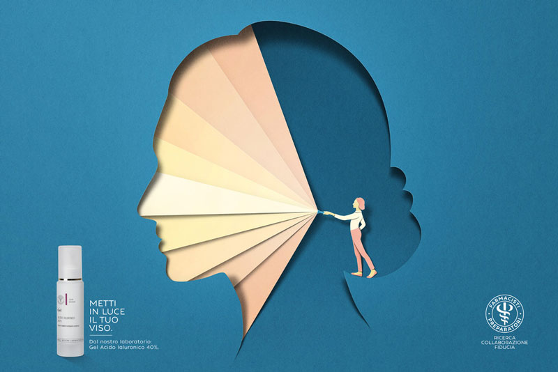 Papercuttings that illustrate how medicine works