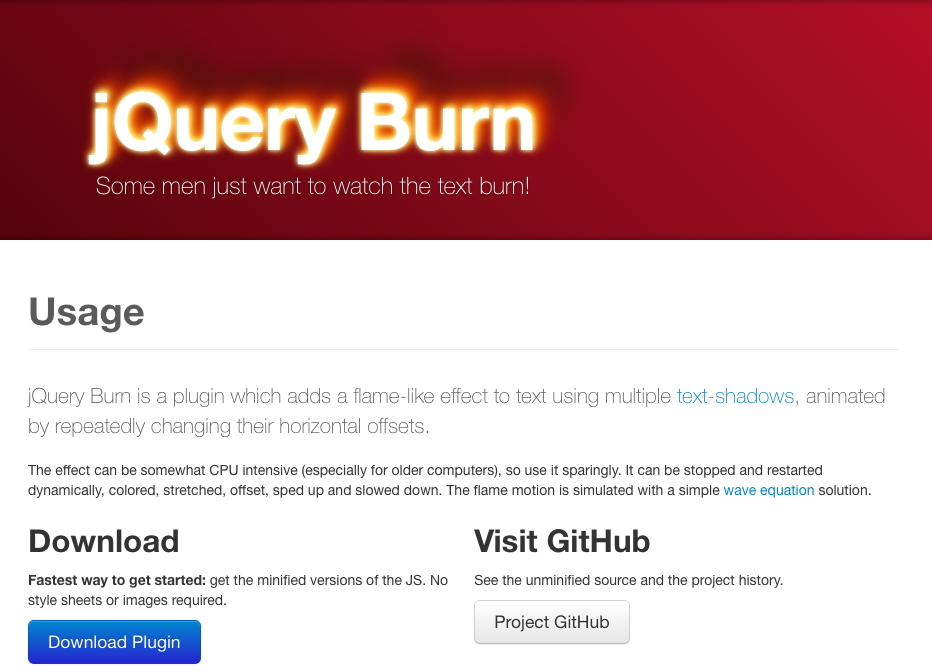8 useful text effect plugins for jQuery