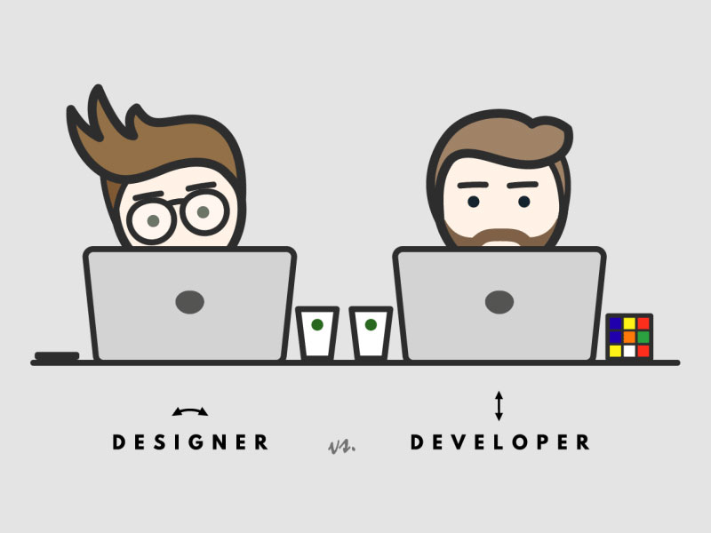 Should you choose to be a web designer or a web developer?