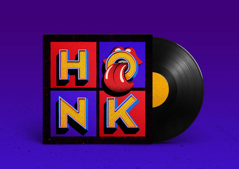 HONK: Cover Art by Tobias Hall for the Rolling Stones Latest Album