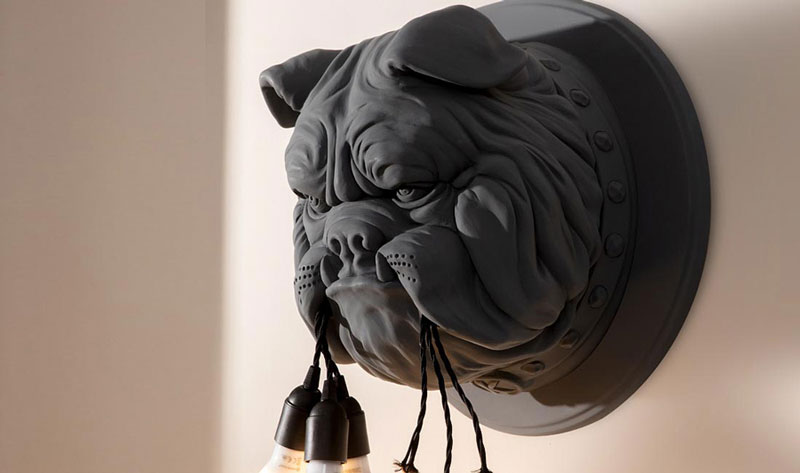 Spectacular Bulldog Lamp Designed by Matteo Ugolini