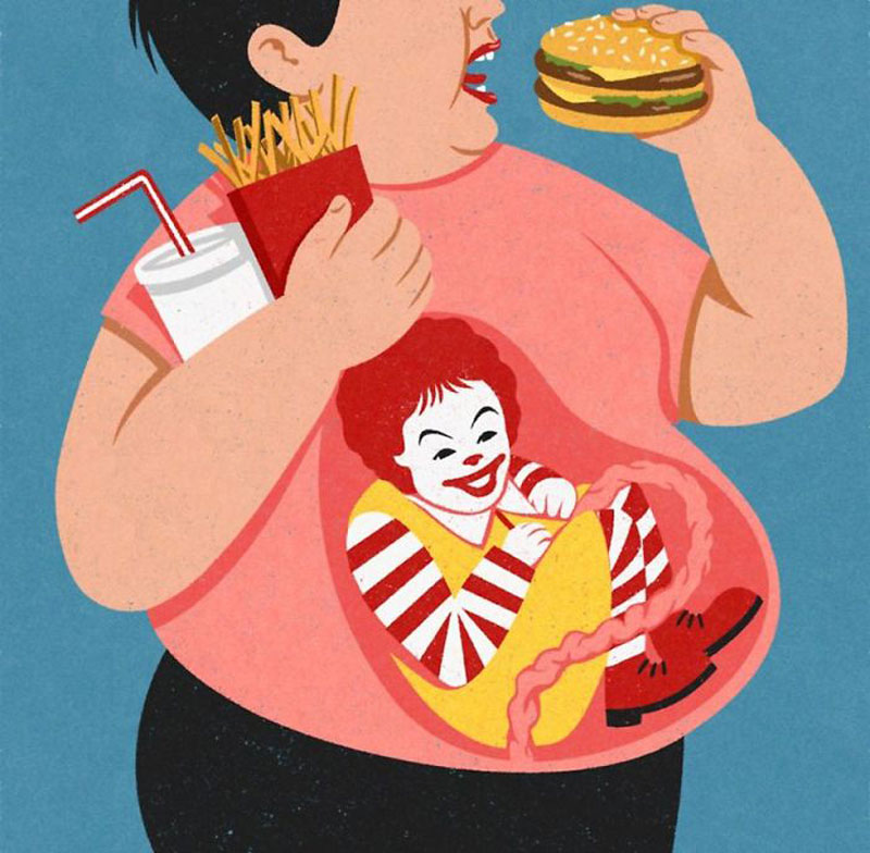 John Holcroft Illustrates the Modern World’s Societal Issues