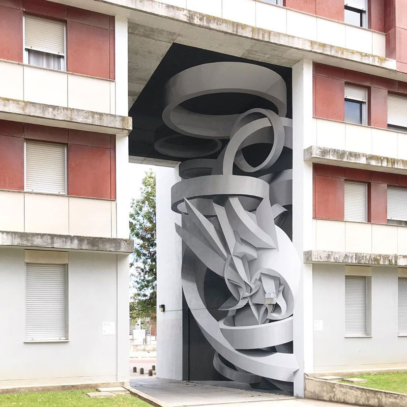 Peeta’s Amazing 3D Optical Illusions on Buildings