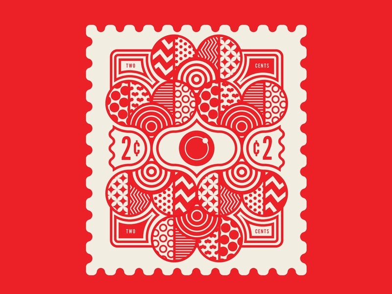 Illustrated Stamps by TRÜF