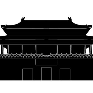 Forbidden city vector
